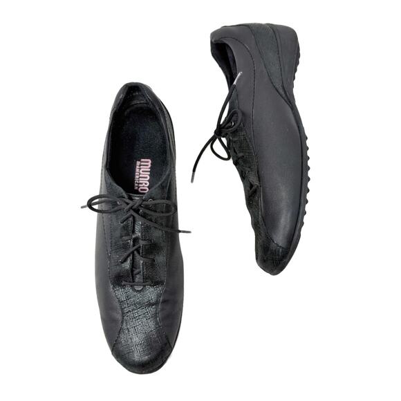 Munro Sydney Shimmer Crosshatch Tie Sneakers Shoes Womens sz 9.5 Extra Narrow - Picture 5 of 14